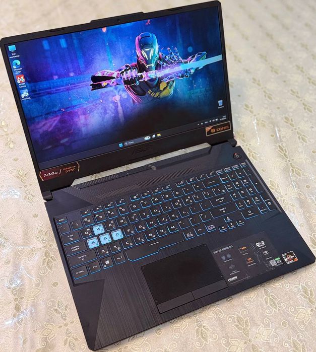 Игровой ноутбук ASUS TUF Ryzen 7-4800H/ОЗУ 8гб/RTX3050 4гб/SSD 715гб