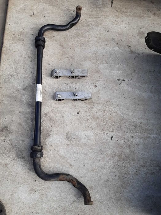 Toba esapament / Bara stabilizatoare cu suporti VW TOUAREG 7L 2.5