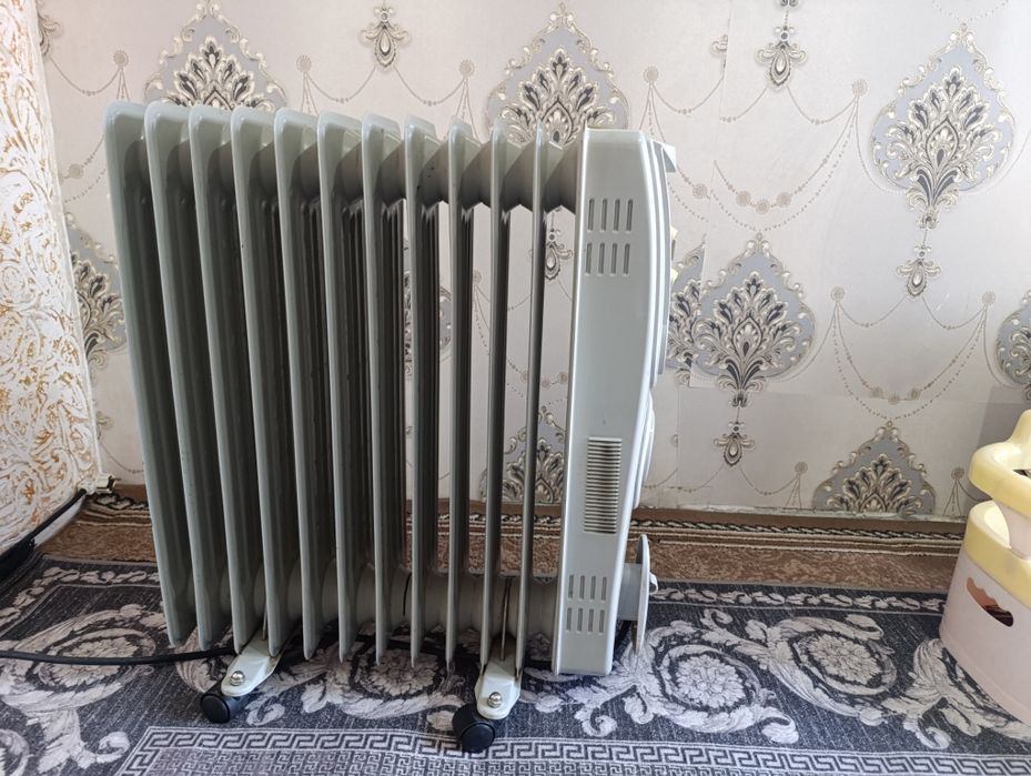 Isitish pechka,ichida yog' aylanadi