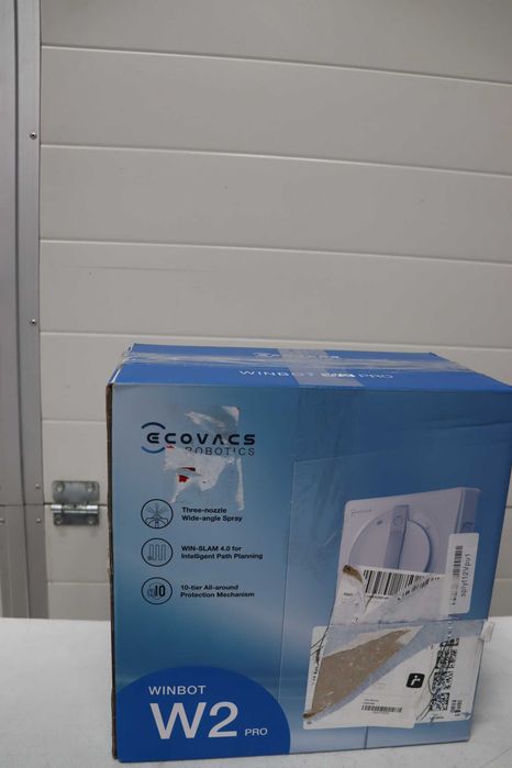 ECOVACS WINBOT W2 PRO Omni робот за почистване на прозорци с 6в1 многофункционална станция, 3-дюзи, 12-степенна защита, планиране на пътя Win-SLAM 4.0