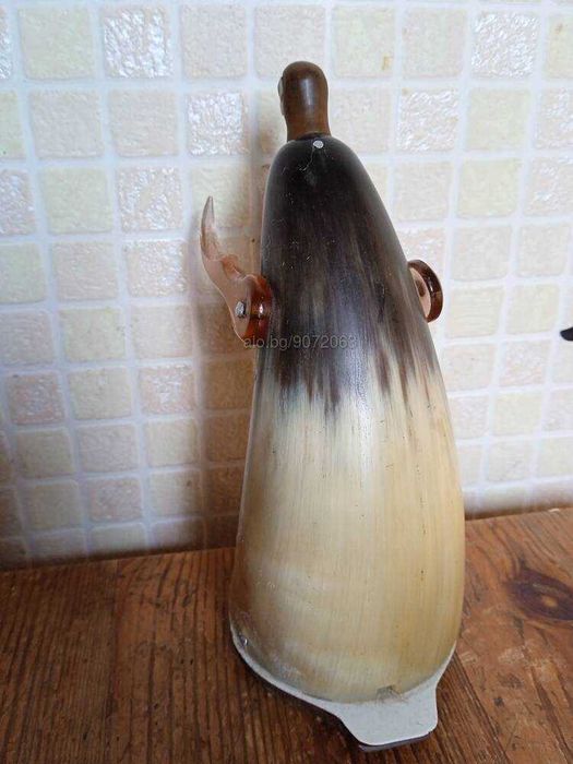 Фигура - Пингвин от рог (14,5 см)