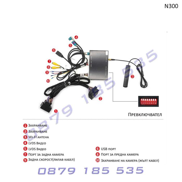 Android Auto Apple CarPlay модул Mercedes NTG 4.0 мерцедес навигация