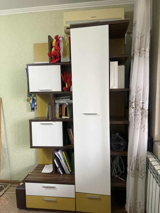 Шкаф с полками 2-х модульный