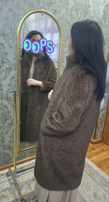 Пальто из эко меха