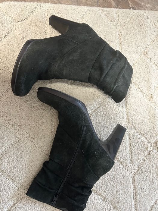 Дамски боти от естествена кожа