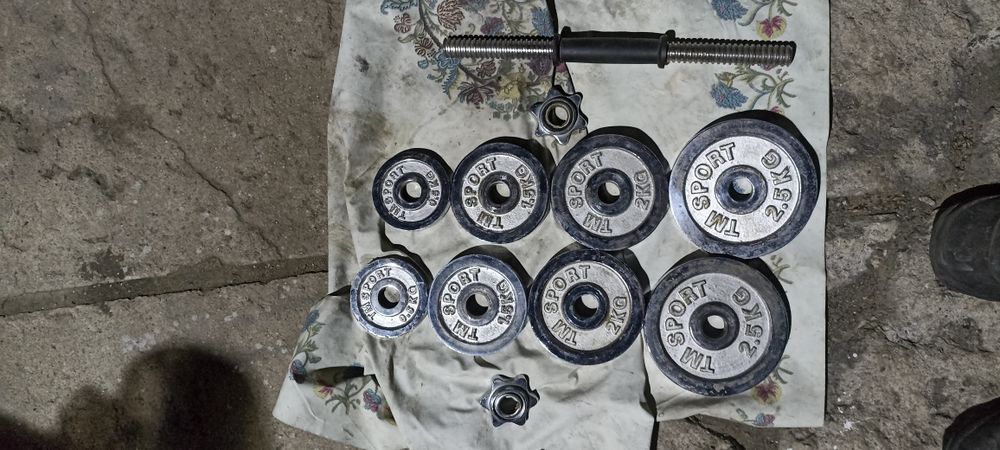 Гантели одна гантеля без пары 15кг