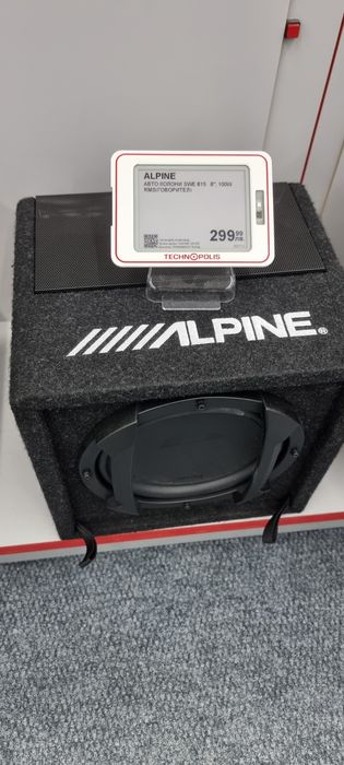 Субуфер Alpine SWE 815-8" 150W с вграден усилвател и дистанционно