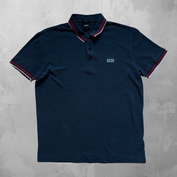 Hugo Boss polo мъжка поло тениска с яка L