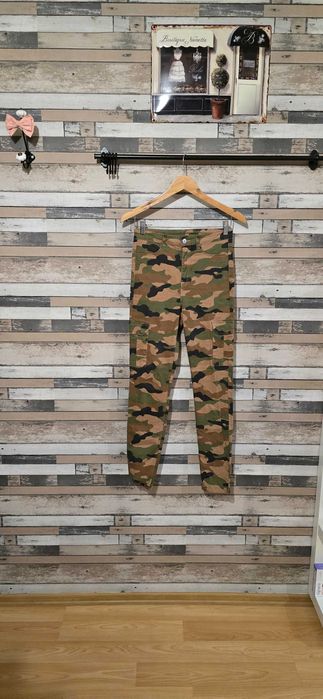 H&M divided S-дамски панталон с висока талия (х-503)