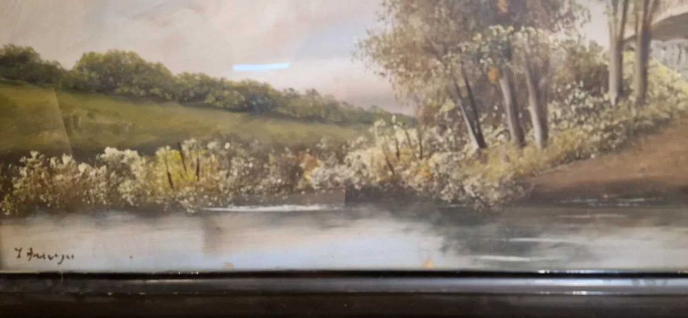 Четири Стари картини от автор с подпис