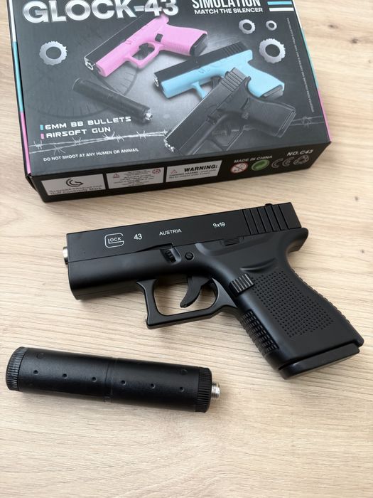 Метални Airsoft Пистолети + 800 топчета подарък НОВИ МОДЕЛИ