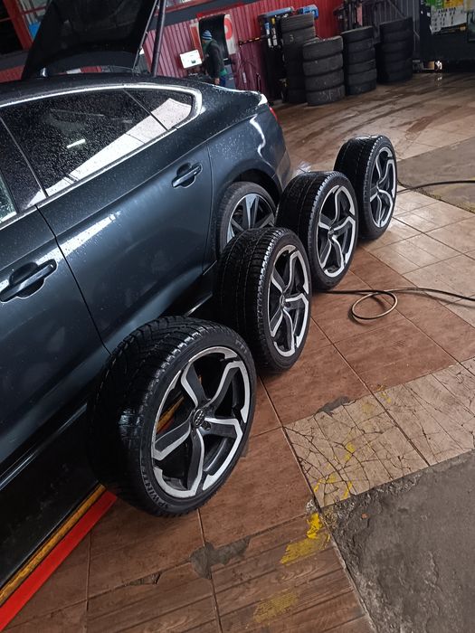 Jante R19 cu anvelope MS 255x40, Audi, WV, Skoda, BMW, Mercedes