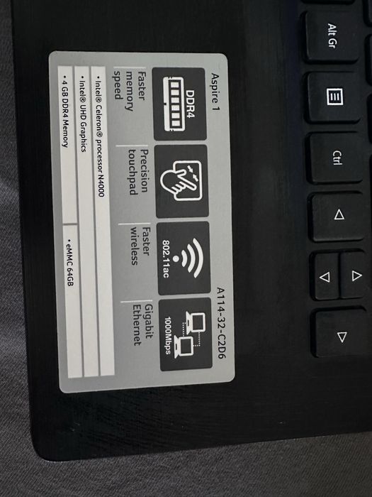 Лаптоп Acer aspire