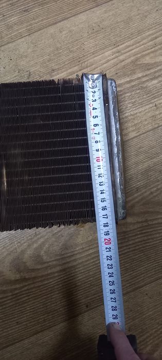 Радиатор печки медный