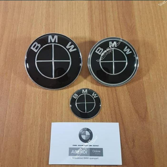 Емблема за Бмв 82мм 74мм 78мм 45мм е36 е60 е61 е46 е90 е91 е65 Бмв