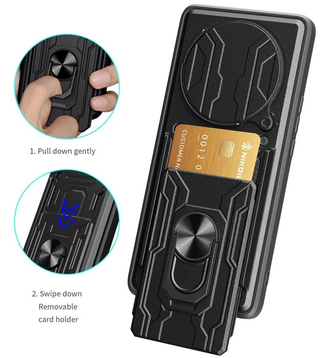 Xiaomi Redmi Note 14 14 Pro 14 Pro+/ RING CARD SLOT Удароустойчив кейс