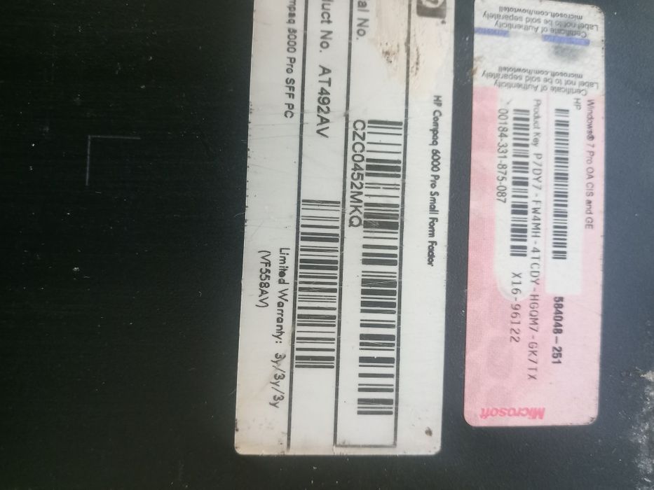 Компьютер рабочий настольный б/у