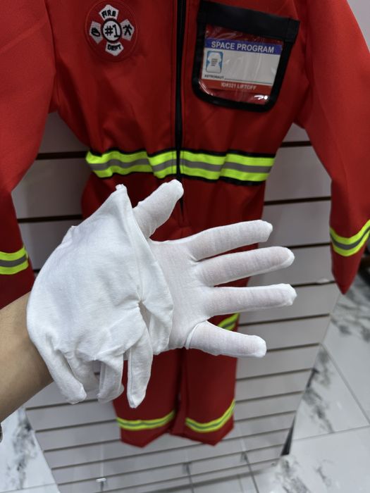 Детские костюмы пожарных размер S 90-110см, L 110-130см ,XL 130-150см