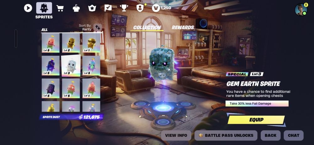 Vand Sprite Fortnite Cube sprite Gem sprite Holofoil