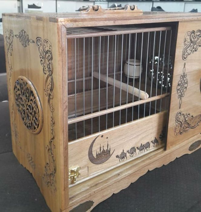 Птичья Клетка для кенара с ящиком