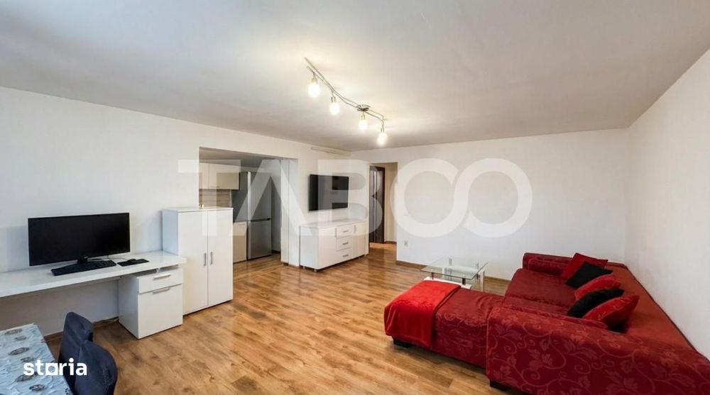 Apartament 3 camere de vanzare MOBILAT UTILAT 77mp Calea Cisnadiei