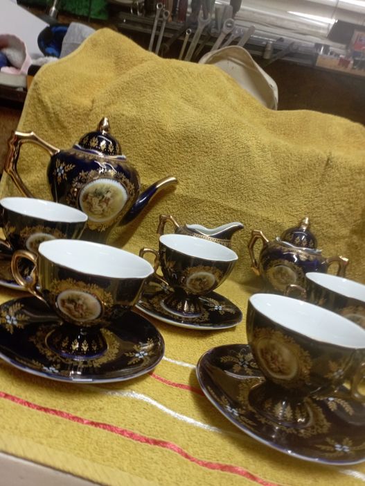 Продам чайный сервиз СССР кобальт