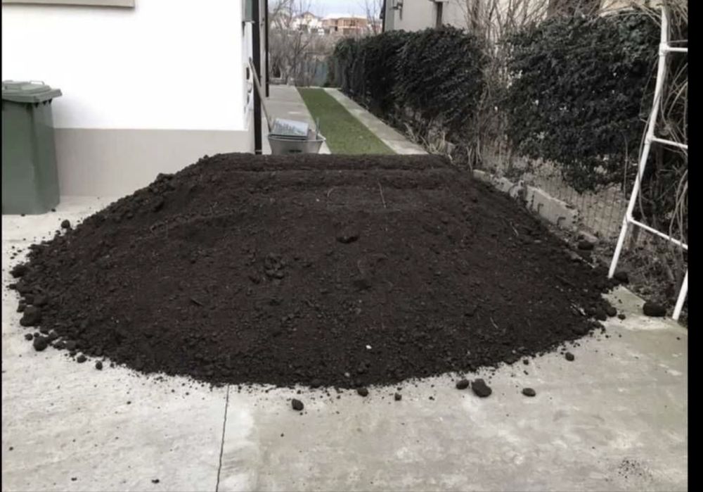 Pământ negru vegetal, Pămant de umplutură, nisip, basculante 18-22 mc