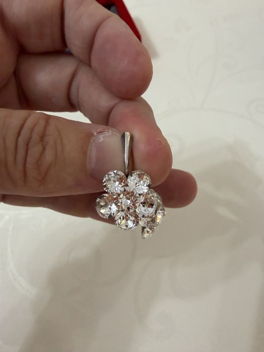 Cetcei superbi din argint cu pietre swarovski