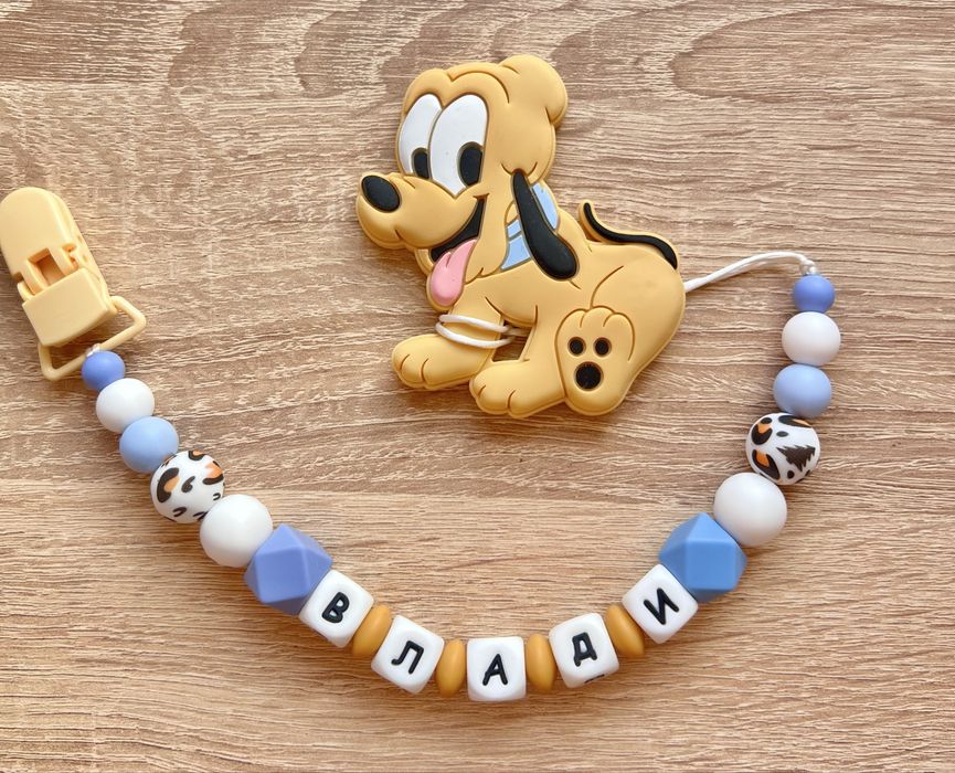 Клипс за биберос с гризалка