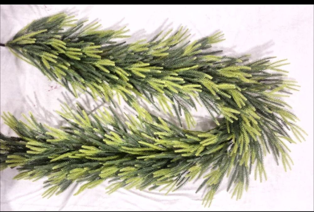Еллчканая ветка , хвоя , ёлочная гирлянда