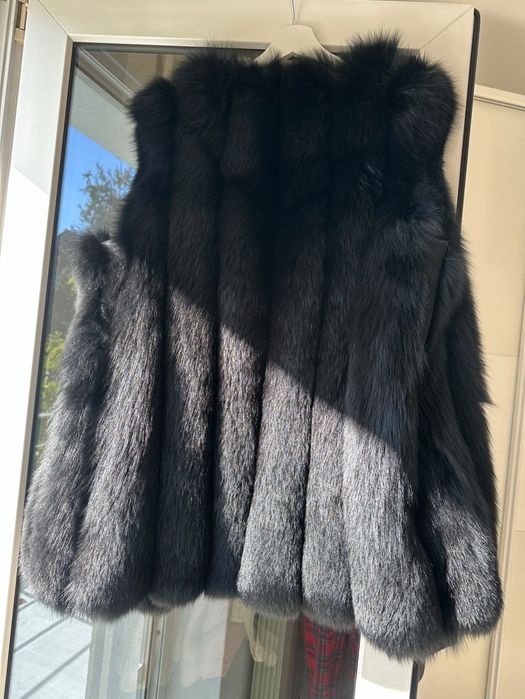 Vesta din blana de vulpe
