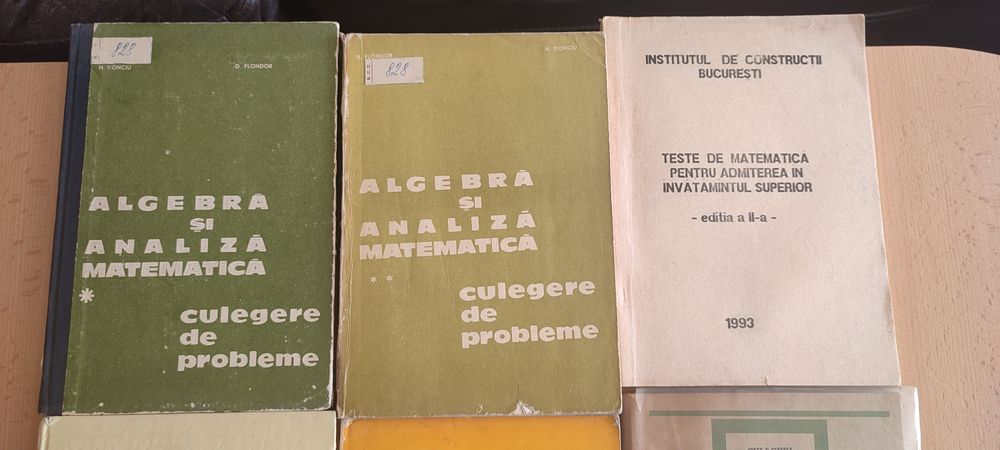 Culegeri de probleme de matematica si fizica