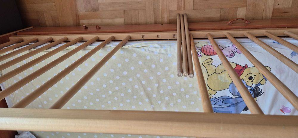 Продавам детско креватче 140/70 см. + Матрак и протектор.