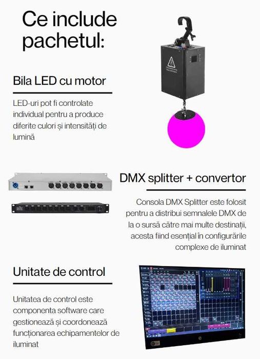 NOU! Lumini Kinetice (dansatoare) pentru evenimente, nunti, cluburi