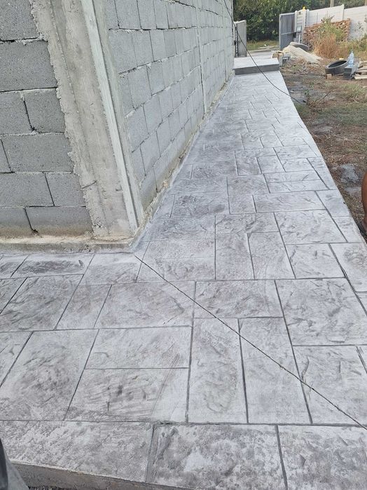 Beton amprentat si elicopterizat