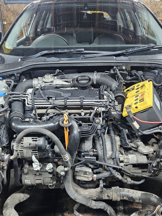Motor Turbina Injectoare 1.9 TDI BKC BXE BJB 105 CP Passat b6 Touran Audi A3 Skoda Octavia Seat Leon compresor clima AC  cutie 5+1 manuala