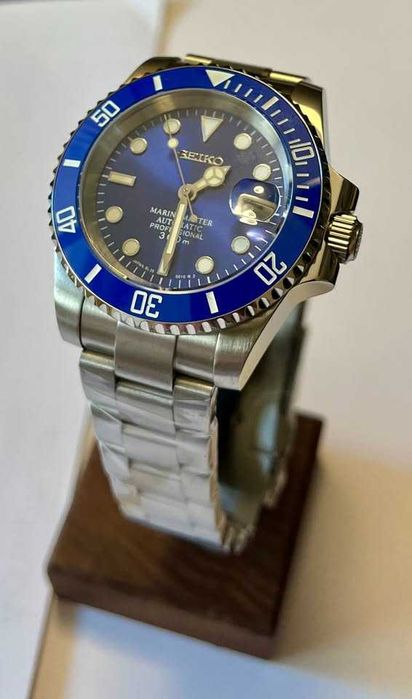 Нов часовник Marinemaster Blue (Seiko custom mod)