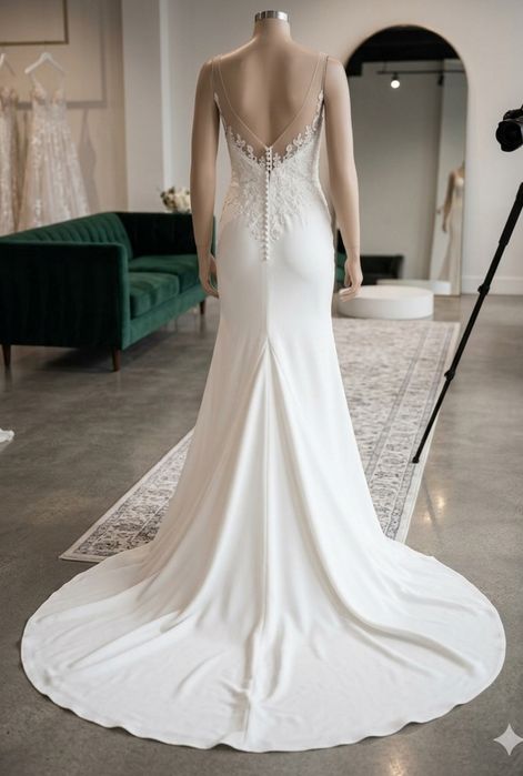 Rochie de mireasă elegantă tip sirenă