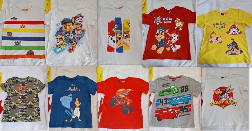 Тениски и потници 5-7 г. - 6 лв