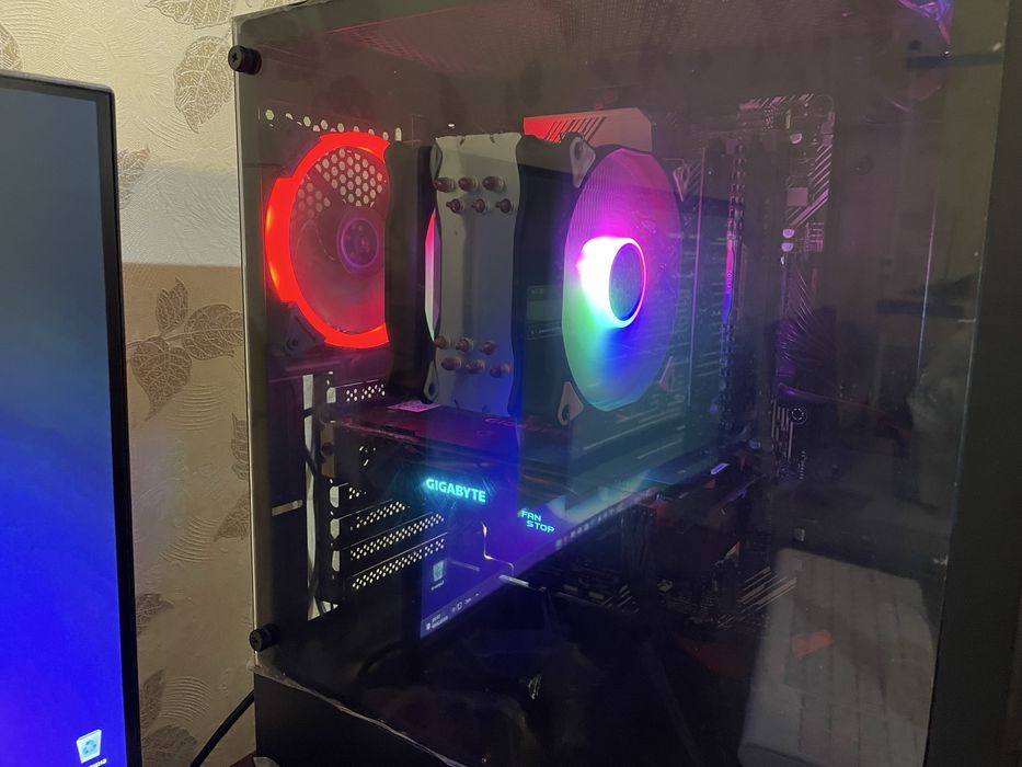 Продам пк ryzen 7 5700x 16gb ddr4 ssd256gb hdd1 tb rx470 4gb gigabyte