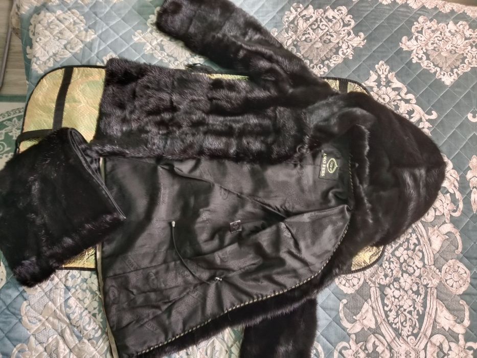 Норковая шуба, б/у