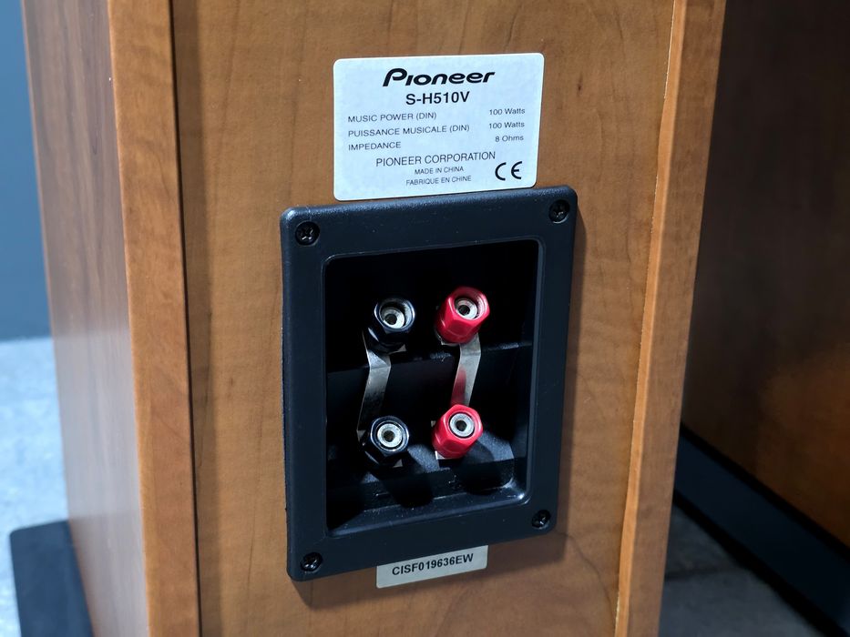 Boxe de podea PIONEER S-H510V, 100w, 8 ohm, 90 db, hifi stereo 3 way  4 speakers, cires