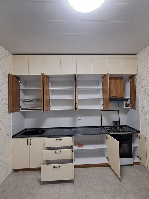 Кухонный гарнитур на заказ.   Ошхона мебеллари буюртма асосида.