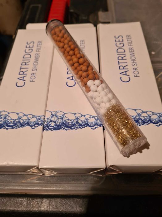 Нови 5бр. Филтърни патрони за душ слушалка Aquafilter FCSH-56