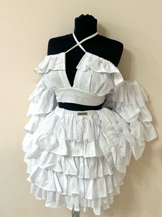 Сет от 2 части в бяло