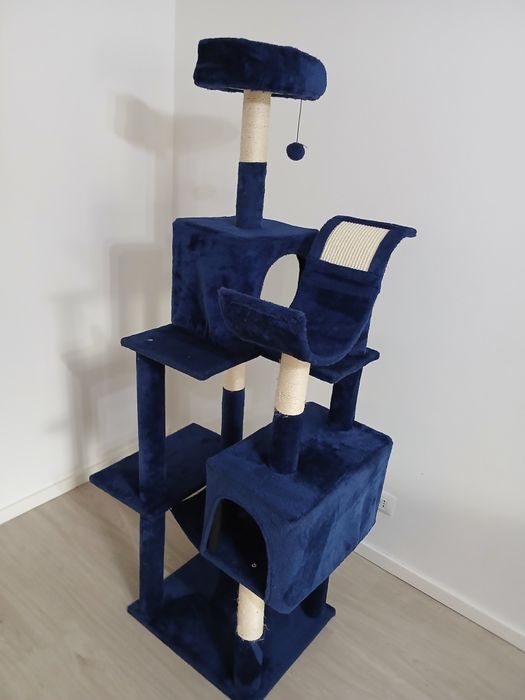 Sisal supraetajat pentru pisici Pawise Star 55X49X176cm