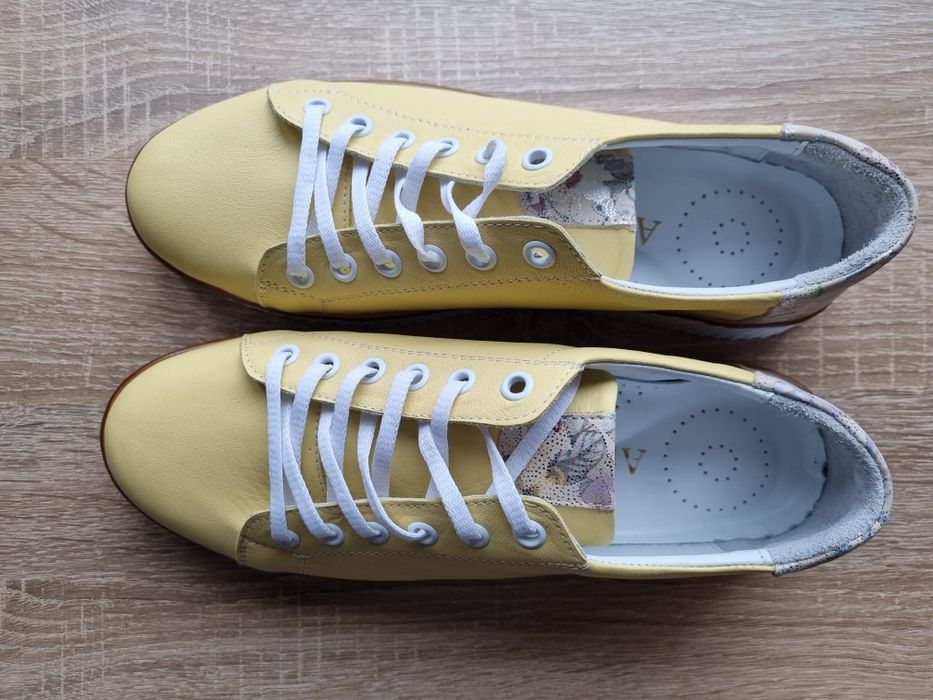 Pantofi casual Akadia galben