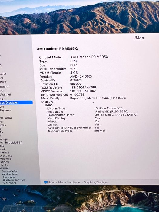 Apple iMac 27" Retina 5K•Ca si Nou•10/10•CTO•i7 Quad•16 Gb Ram•2Tb Ssd