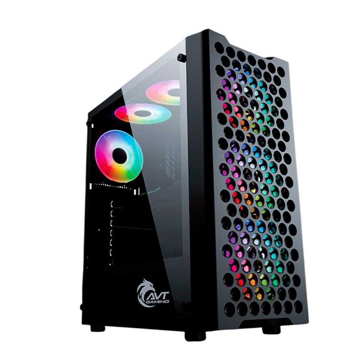 Кейс (корпус) Case AVT  Gaming Crystal/X3 Black*-*