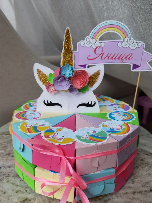 Картонена торта за детско парти